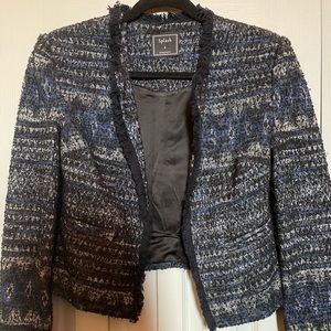 Splash blue jacket